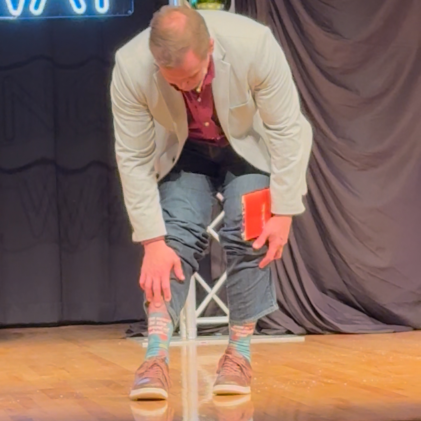 Laughing All the Way x B.O.M.Socks Holiday Collab (2-Pack) - Classic Everyday Crew Socks