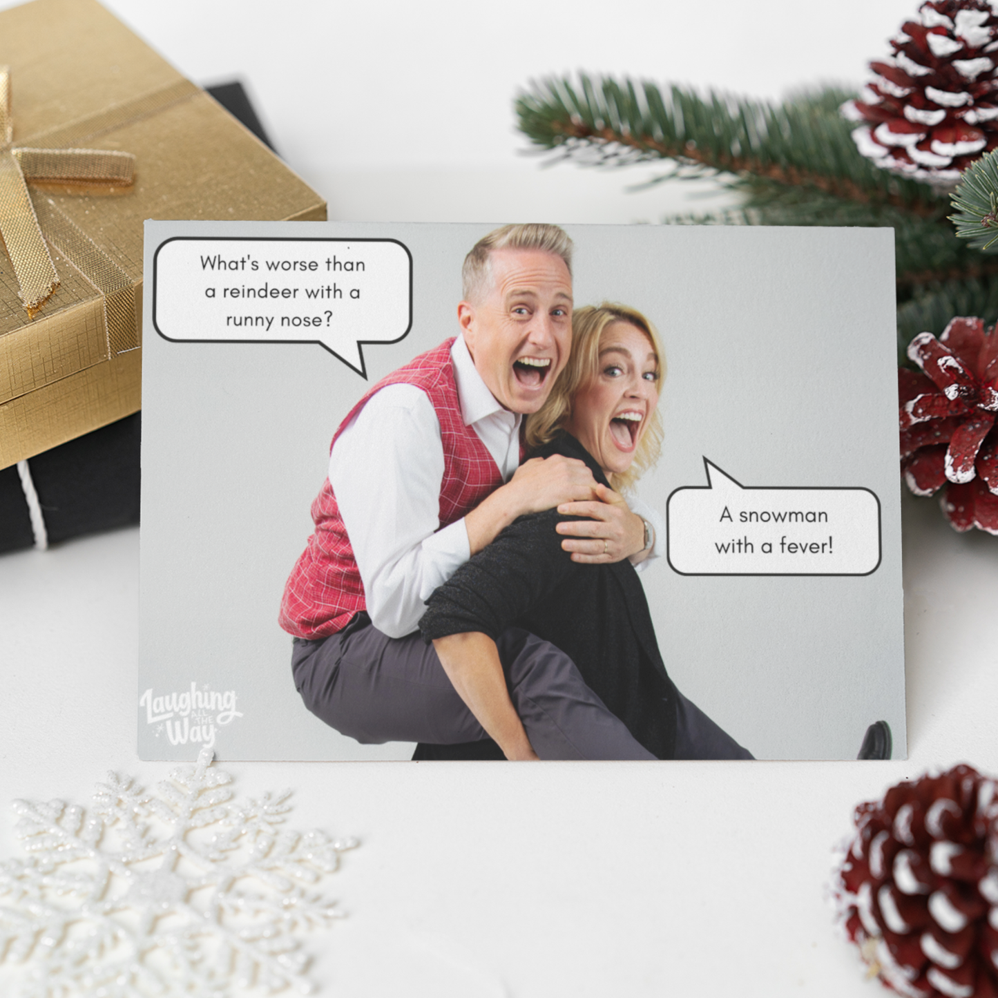 Laughing All The Way Postcards: Set of 10