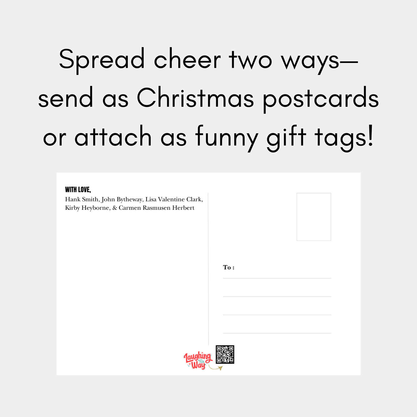 Laughing All The Way Postcards: Set of 10