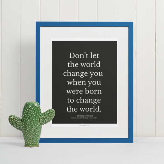 Made to Change the World: Bradley R. WIlcox | Printable PDF