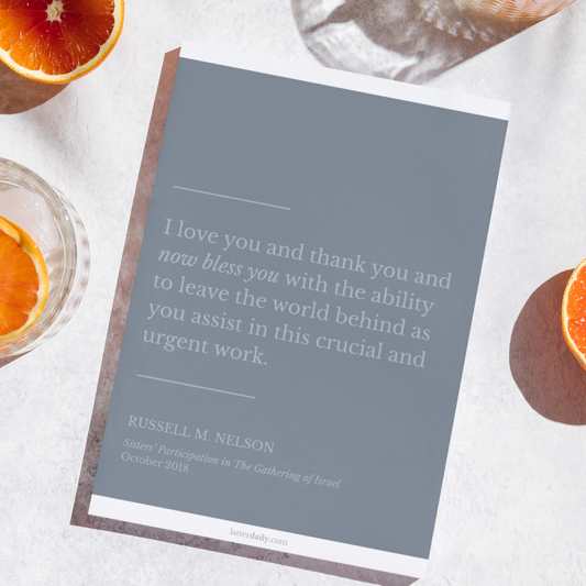 23 Prophetic Blessings: Russell M. Nelson | Printable PDF