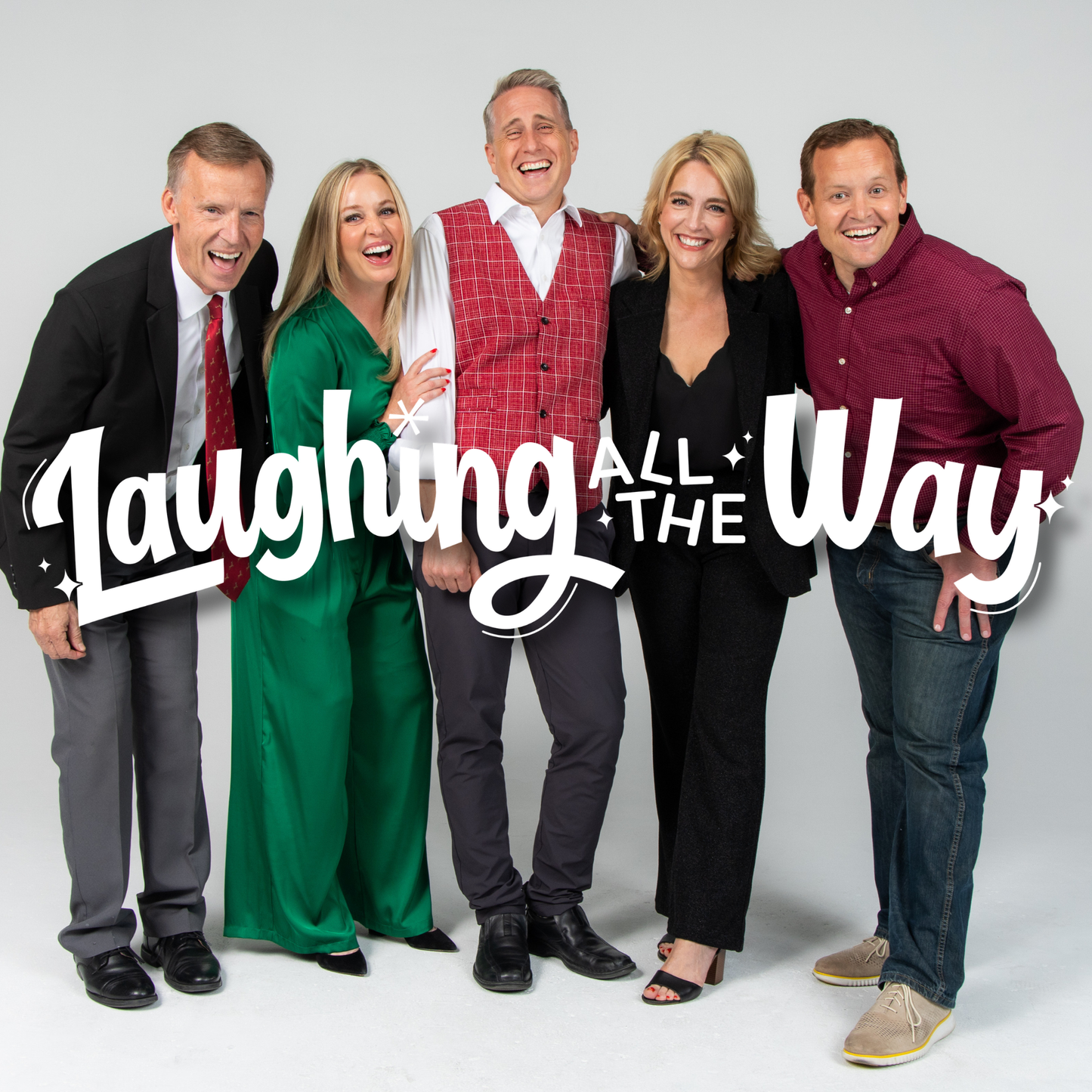 Laughing All the Way x B.O.M.Socks Holiday Collab (2-Pack) - Classic Everyday Crew Socks